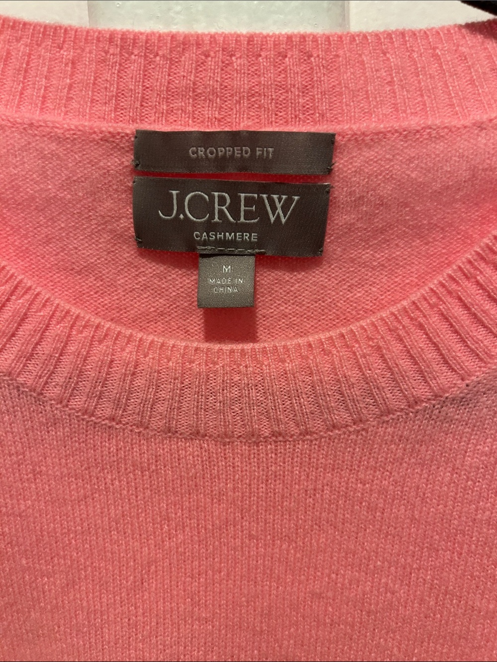 J.Crew Cashmere Cropped Sweater sz M - Picture 2 of 3
